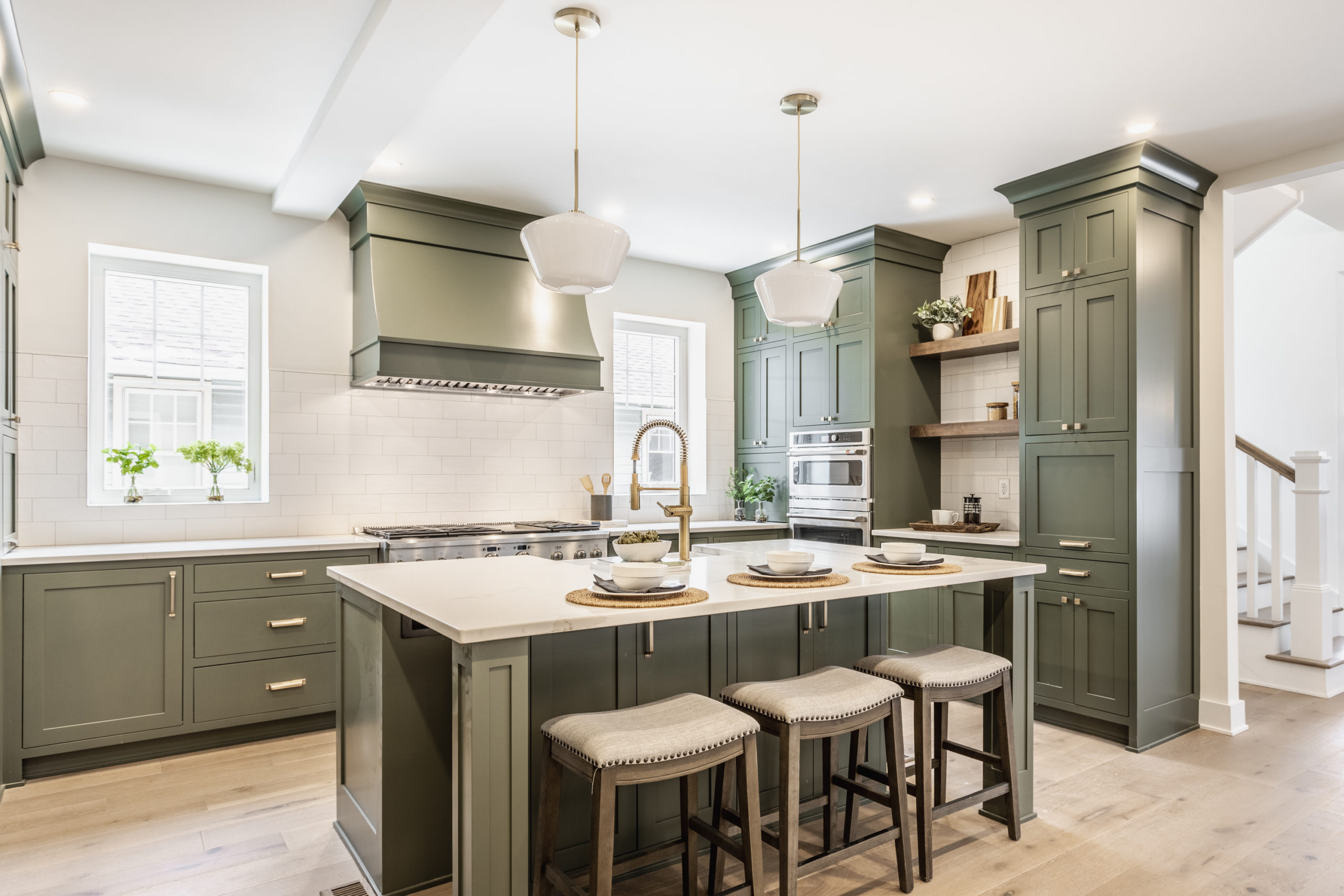 Styling a Green Kitchen